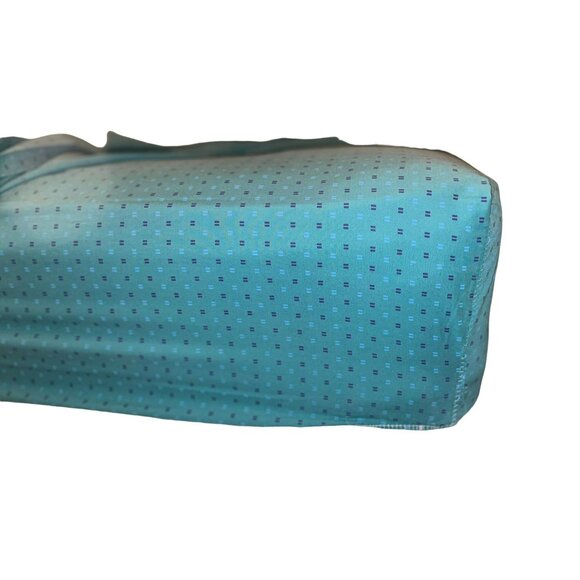 Vintage Full Size Sheet Set Used 2 Piece Blues Greens Purples - Picture 16 of 16